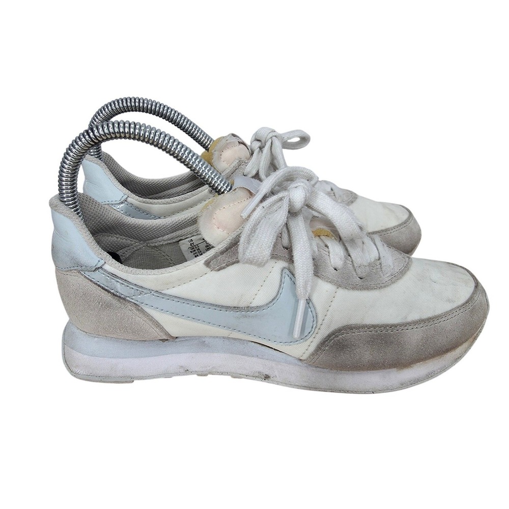 Nike Waffle Trainer 2 GS Sneakers Boys 4 Y Summit White Sporty Athleisure Retro